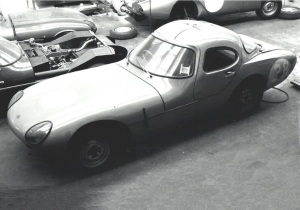 Gullwing Minoprio-Lalonde at the factory April 1964